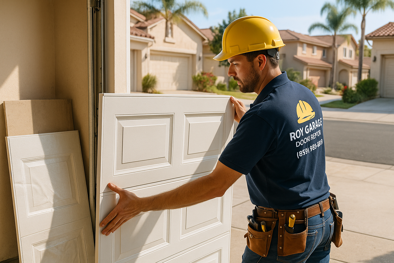 Garage Door Panel Replacement in San Diego